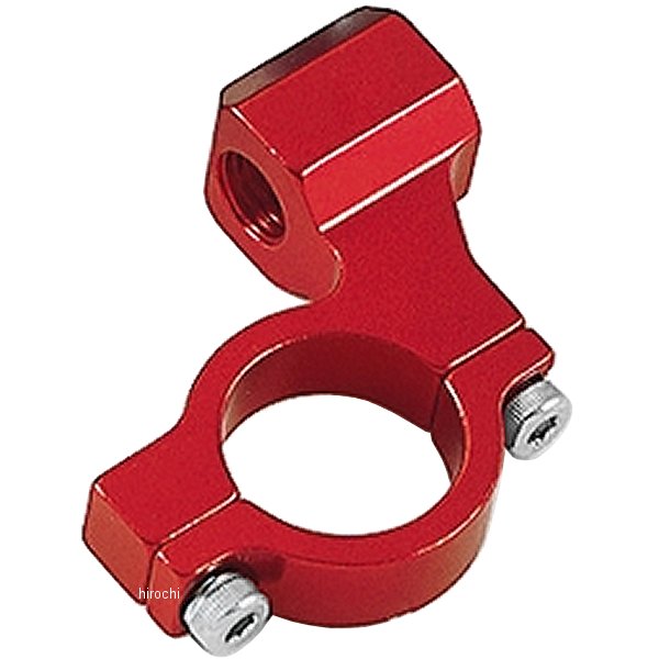 200241 ポッシュ POSH ユニバーサルミラーホルダー φ22.2ハンドルバー用 M10 ピッチ1.25サイズ 赤