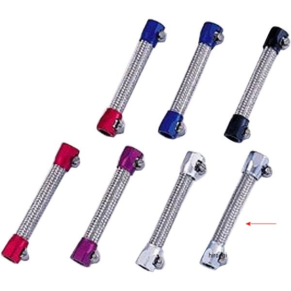 200266 ポッシュ POSH ブレードホースキットフロントマスター用 VFR750R RC30 クローム