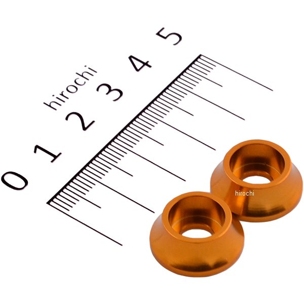 200304 ポッシュ POSH キャップボルトホルダー 2個入り M6用 ゴールド