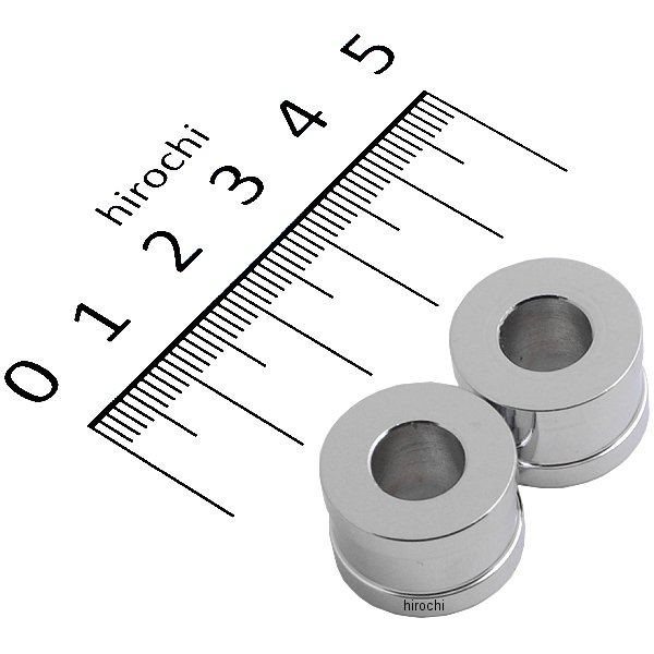 200331-12 ポッシュ POSH アルミスペーサー 汎用 M8 12mm メッキ 2個入り