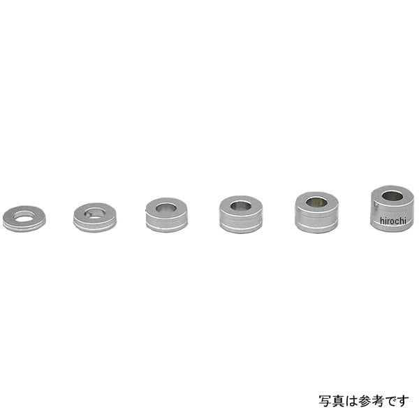 200332-10 ポッシュ POSH アルミスペーサー 汎用 M10 10mm メッキ 2個入り
