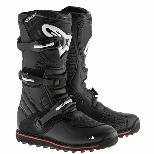2004017-13-12 アルパインスターズ ブーツ テック ティー 黒/赤 12(30.5cm)サイズ