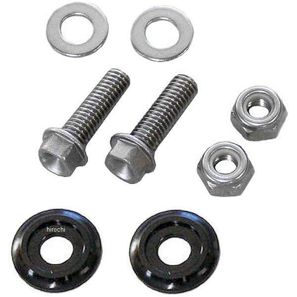200685 ポッシュ POSH 軽量ヘッド スモールフランジ六角ボルト/ナットセット 汎用 ステンレス M6x20 黒
