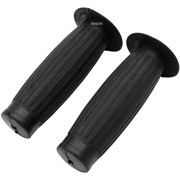 201-6331 キジマ 樽型グリップ 非貫通タイプ L136mm D41mm 黒