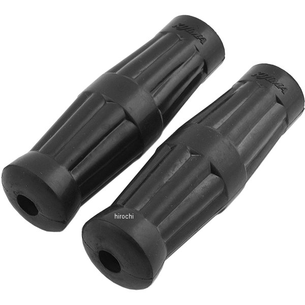 201-6464 キジマ ノスタルジック グリップ 非貫通タイプ L127mm D40mm 黒 インチハンドル用