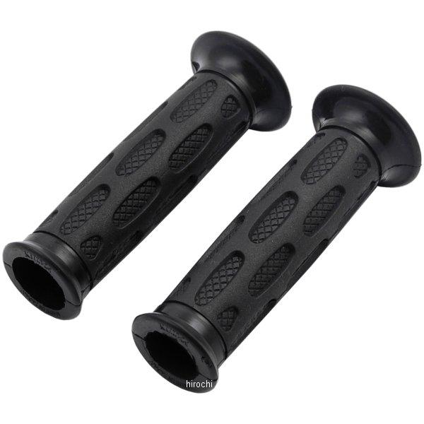 201-6466 キジマ オーバルディンプルNEOグリップ 貫通タイプ L125mm D32mm 黒