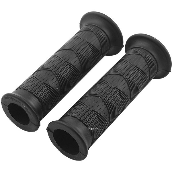 201-6490 キジマ サムライグリップ 汎用 貫通タイプ 120mm x 22.2mm 黒 左右セット