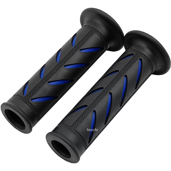 201-6775 キジマ SP4グリップ 貫通タイプ L125mm D30mm 黒/青