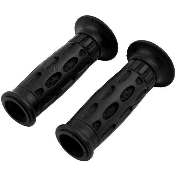 201-7166 キジマ オーバルディンプル グリップ 貫通タイプ L116mm D34mm 黒 スズキスクーター 特殊サイズ専用