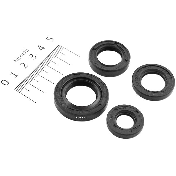 201010-OC シフトアップ クランクケースオイルシールセット 100ccケース用 4個セット