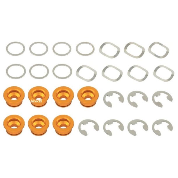 201155-04-10 シフトアップ 補修用 フローティングピンセット 240/260用 ゴールド 7個入り