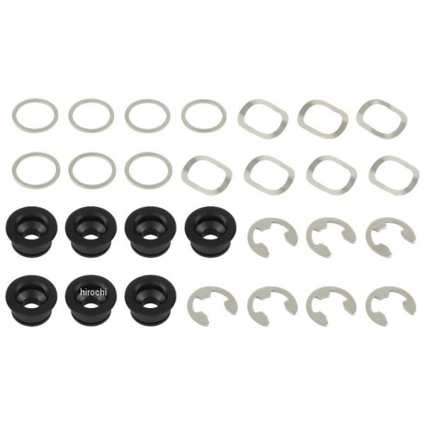 201155-06-10 シフトアップ 補修用 フローティングピンセット 240/260用 黒 7個入り