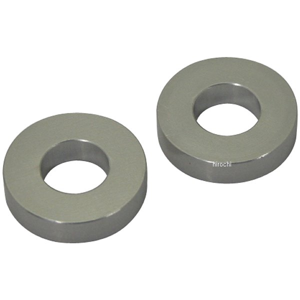 201442-05 ポッシュ アルミスペーサー 汎用 M10&3/8インチ用 シルバー T=5 2個