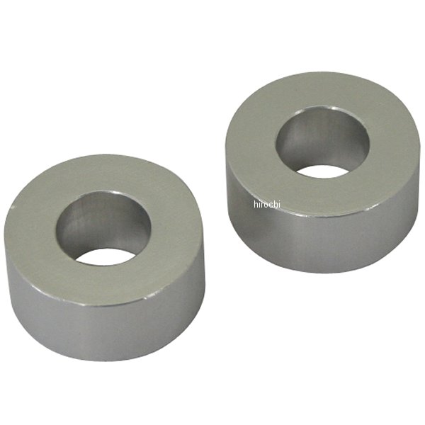 201442-10 ポッシュ アルミスペーサー 汎用 M10&3/8インチ用 シルバー T=10 2個