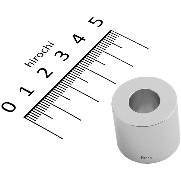 201442-20 ポッシュ アルミスペーサー 汎用 M10&3/8インチ用 シルバー T=20 1個