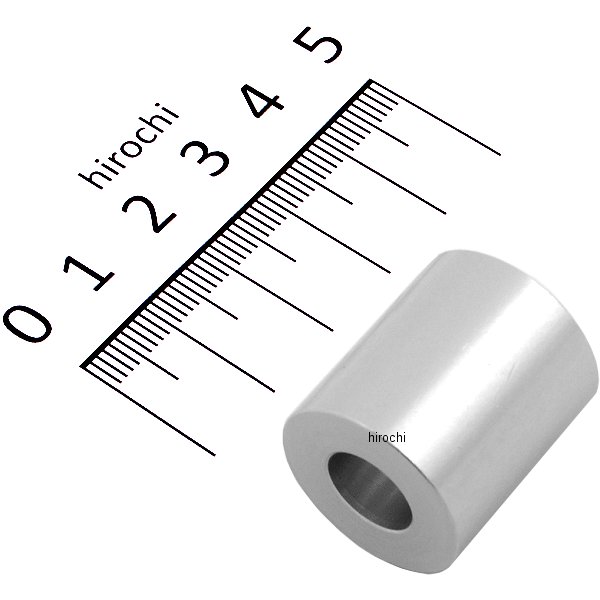 201442-25 ポッシュ アルミスペーサー 汎用 M10&3/8インチ用 シルバー T=25 1個