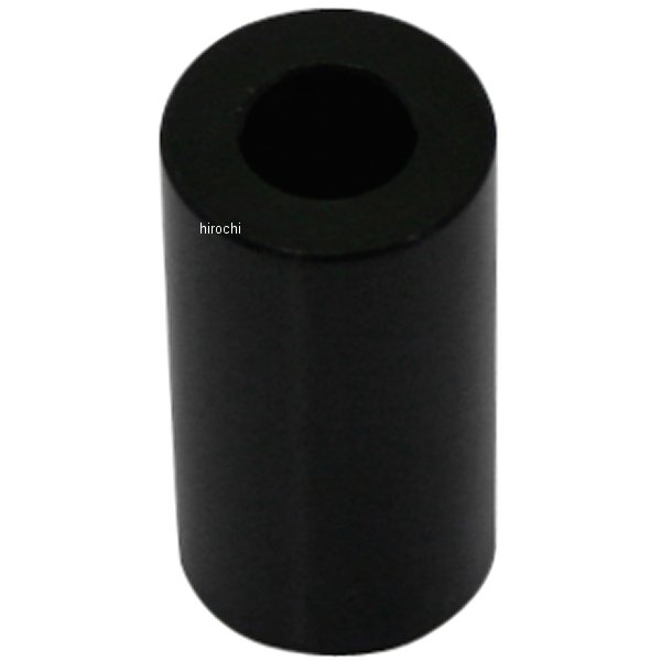 201443-25 ポッシュ アルミスペーサー 汎用 M6&1/4インチ用 黒 T=25 1個