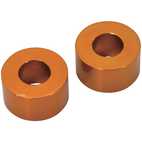 201449-12 ポッシュ アルミスペーサー 汎用 M10&3/8インチ用 ゴールド T=12 2個