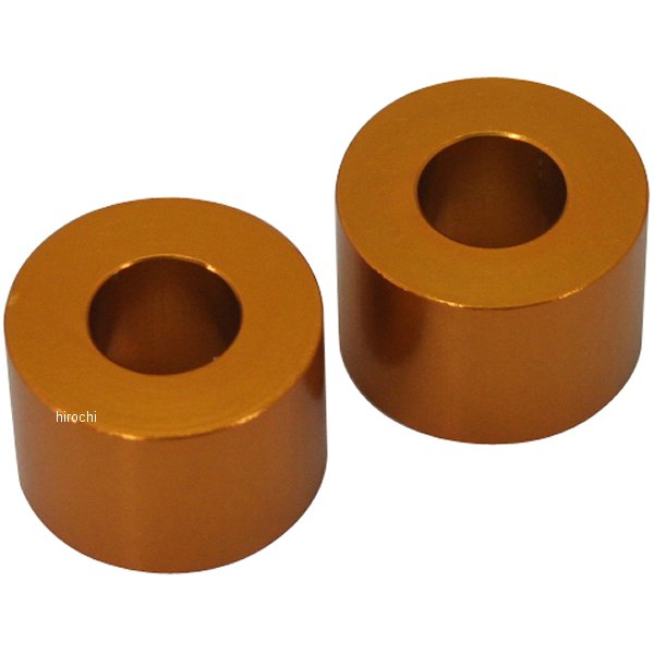 201449-15 ポッシュ アルミスペーサー 汎用 M10&3/8インチ用 ゴールド T=15 2個