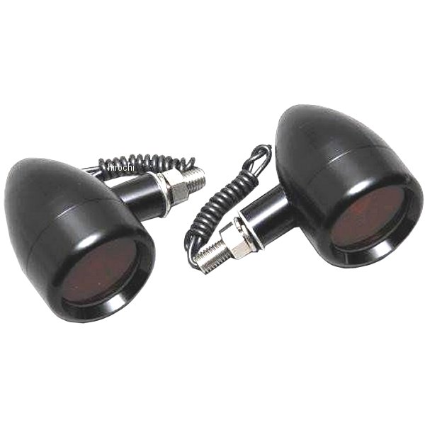 201500-BA ポッシュ POSH ニュースクール ウインカー M8 アルミ 黒 /オレンジ