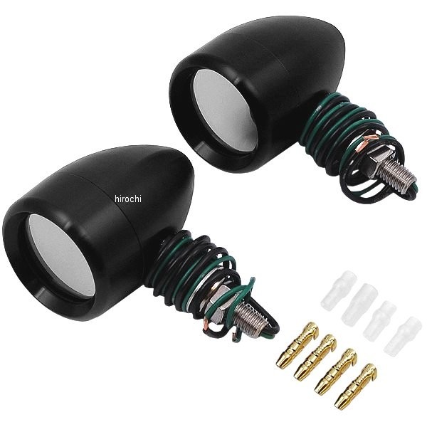 201503-BA ポッシュ POSH ニュースクール ウインカー M8 アルミ 黒/クローム