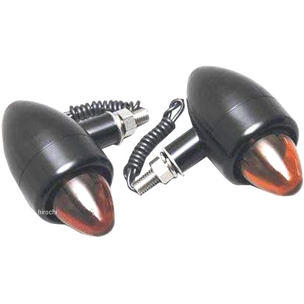 201570-BA ポッシュ POSH ネオチョッパーウインカー M8 アルミ 黒/オレンジ