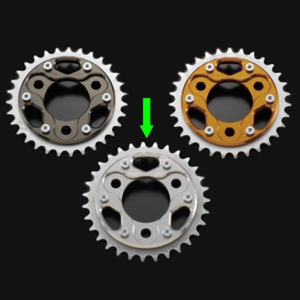 201730-03 シフトアップ ハイブリッドドリブン スプロケット 30T シルバー XR50/100