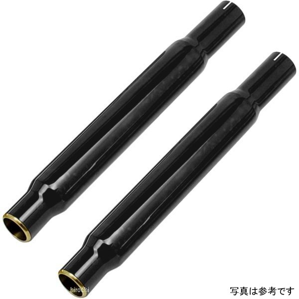 2018160 モーターステージ スリップオンマフラー テーパード 17年 FXDL、FXDB 黒