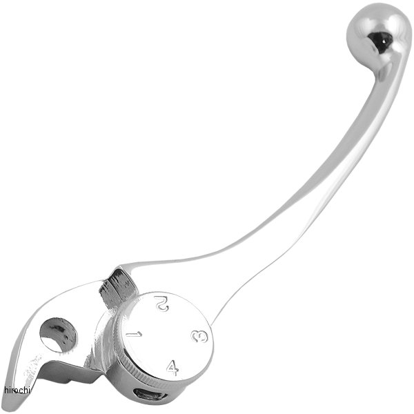 202-308MR キジマ レバー 右側 155mm メッキ ヤマハ スズキ カワサキ用