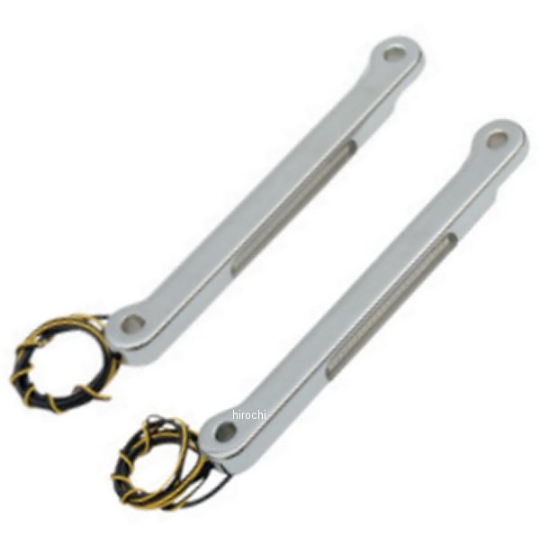 2020-0484 RKFS-1 アロイアート Alloy Art LEDウインカー棒 94年以降 FLHR クローム/クリア/アンバー