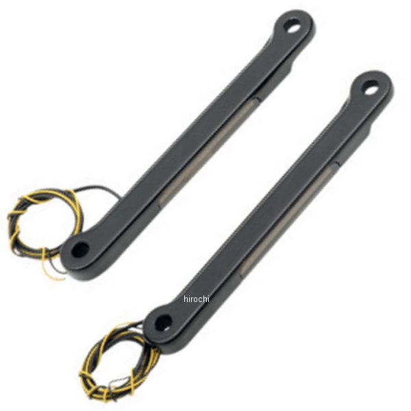 2020-0485 RKFS-2 アロイアート Alloy Art LEDウインカー棒 94年以降 FLHR 黒/クリア/アンバー