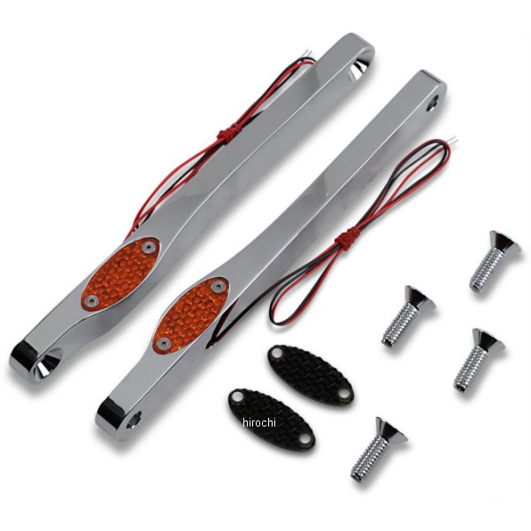 2020-1538 909110 プロワン PRO-ONE LEDウインカー フロント FLSTF クローム