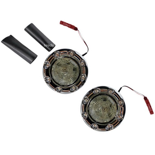 2020-1888 PB-BR-RR-IND-CS カスタム ダイナミクス LIGHT LED Bullet Ringz クローム/SMK