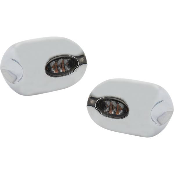 2020-1926 KODLIN USA Elypse LED フロント ターン シグナル 22年-23年 ハーレー FXLRST クローム