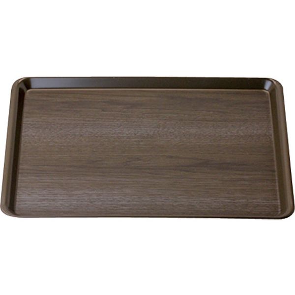 202125 346-0543 蝶プラ工業(株) 蝶プラ ノンスリップトレー 3525 ウッドグレイン