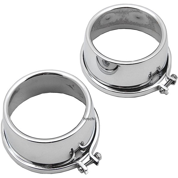 203-3011 キジマ メーターカバー 74年-77年 フォア CB400F メッキ 左右セット