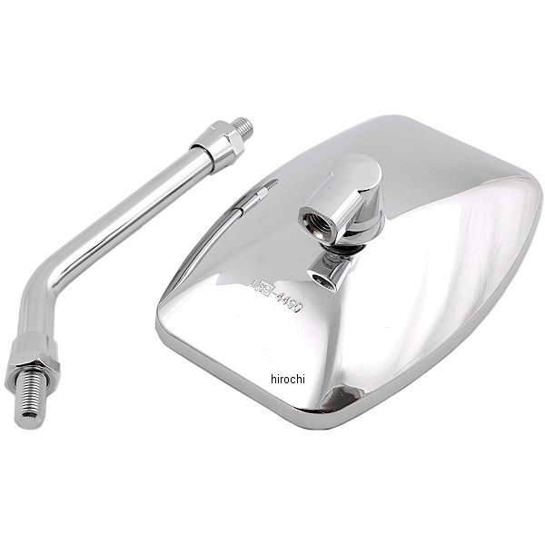 203-8031 キジマ BIGスクエアーミラー 新認定車両対応 メッキ 左右兼用92×145 M10