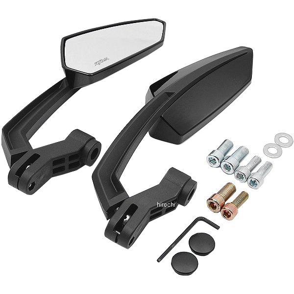 203-8050 キジマ MAG01 ミラー 汎用 黒 左右セット