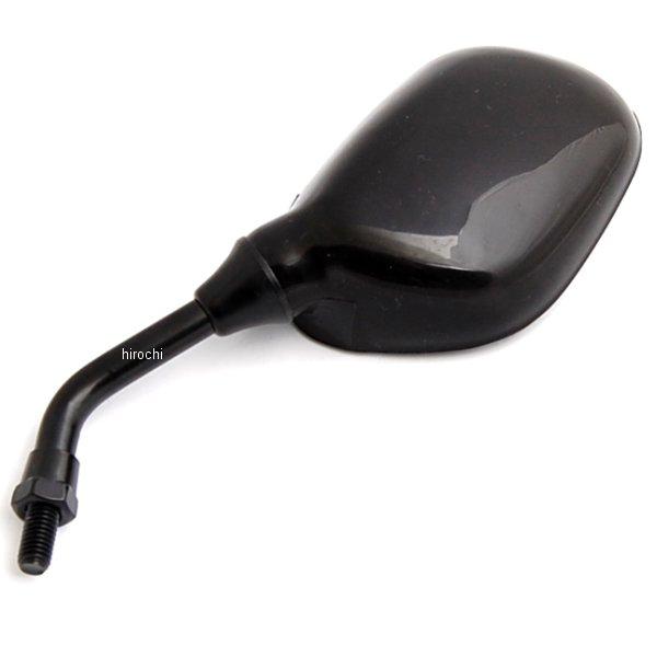 203-9275 キジマ ミニミラー 右側 62×95mm 正ねじM8 ブラック 汎用