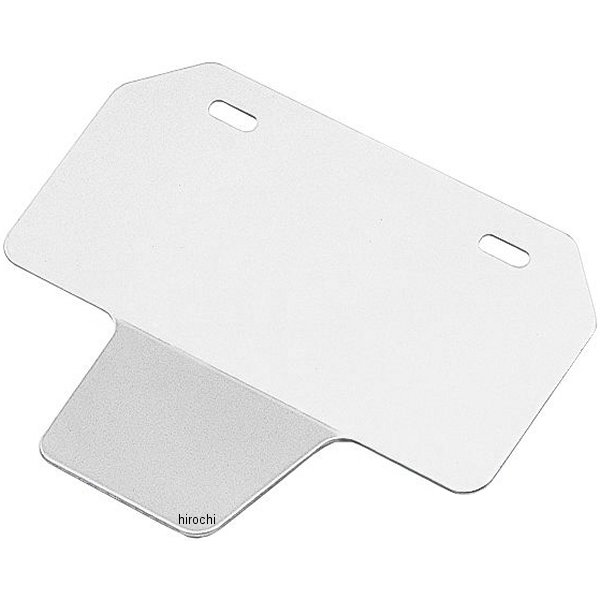 203040 ポッシュ POSH 山型ナンバープレートホルダー 三角ステッカー付き 50cc-125cc用 シルバー