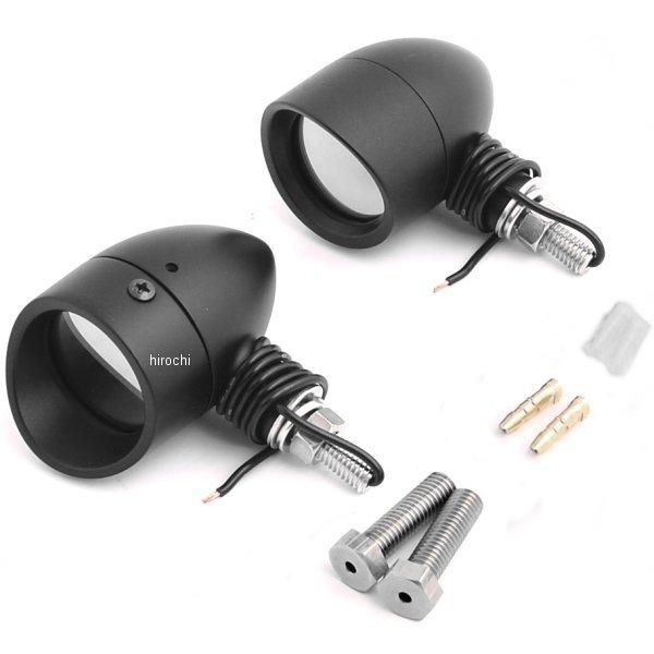 203403-BK ポッシュ POSH ウインカー汎用タイプ ブリムタイプウインカー M8 マットブラック/クローム