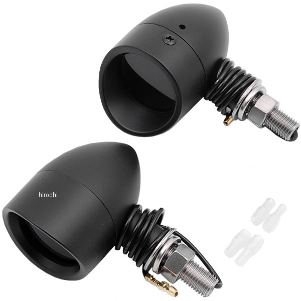 203412-BK ポッシュ POSH ブリムタイプ ウインカー マットブラック/スモーク M10