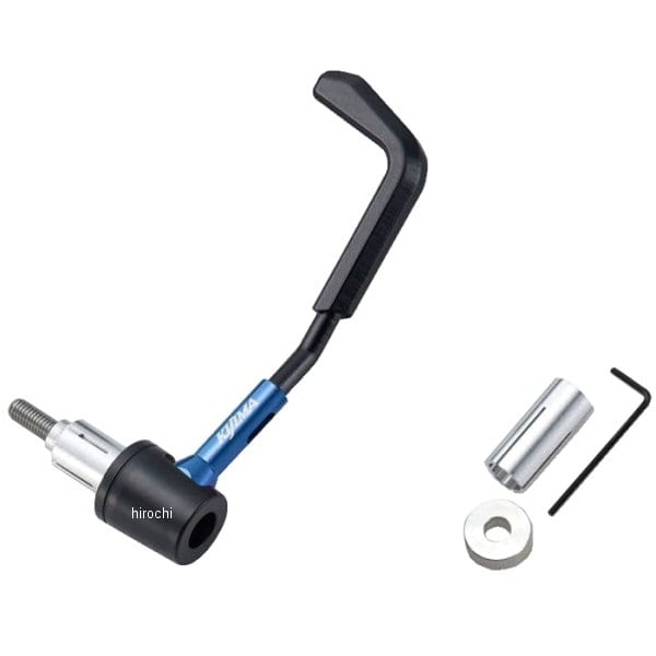 204-2160 キジマ レバーガード タイプR 右側 青