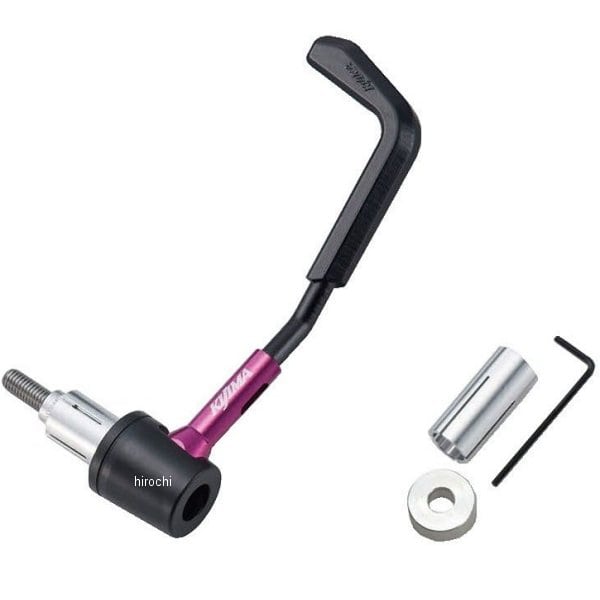 204-2161 キジマ レバーガード タイプR 右側 ピンク