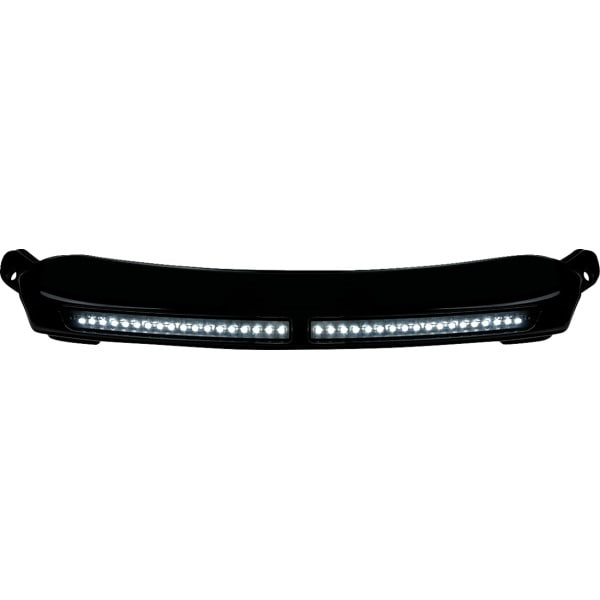 2040-3230 カスタム ダイナミクス Custom Dynamics LIGHTS LED ウインドシールド TRIM グロスブラック ROAD GLIDE