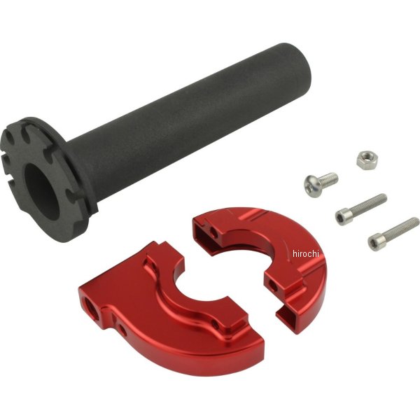 204678-02 シフトアップ ミニ ハイスロットルケース&スリーブ44mm 赤