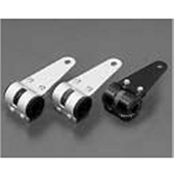 205-0061S キジマ ヘッドライトステー 27-39mm アルミ/シルバー