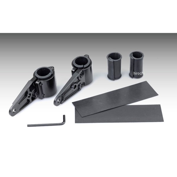 205-0141B キジマ ヘッドライトステー 28mm-39mm アルミダイキャスト 黒