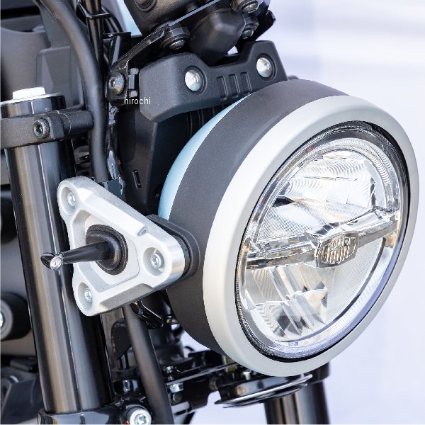 205-5134 キジマ ヘッドライトリム 24年- XSR125 アルミ ヘアライン