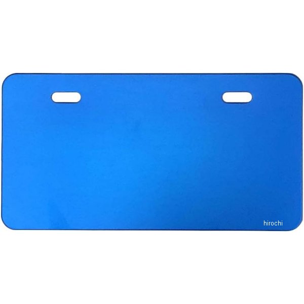 205041 ポッシュ POSH 角小型ナンバープレートホルダー タイプ2 原付/原付二種用 青